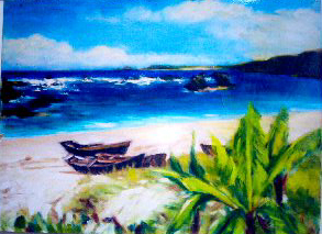 永遠なる自然をテーマに描きつづけた母 沖縄の絵 親子やんばるの記憶